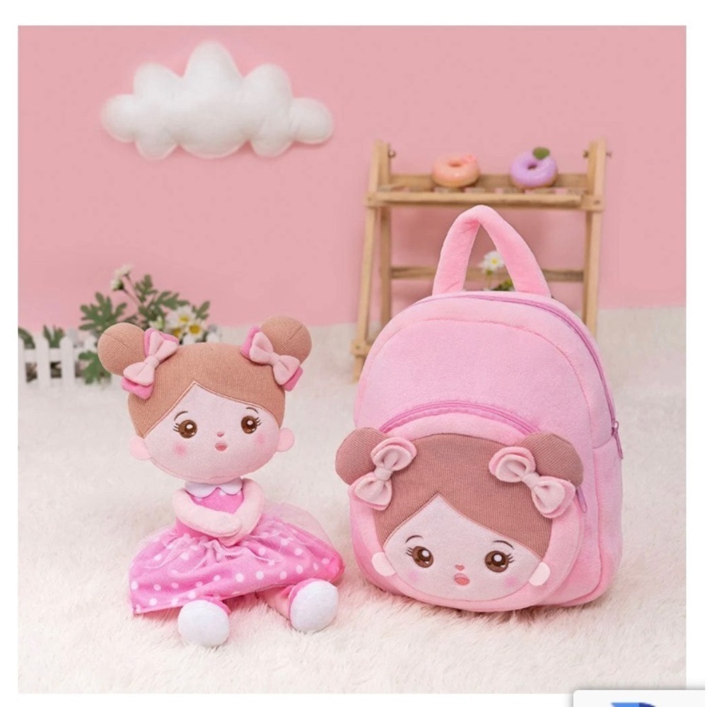 OUOZZZ - ELLIS DOLL AND BACKPACK - NEW - NWOT